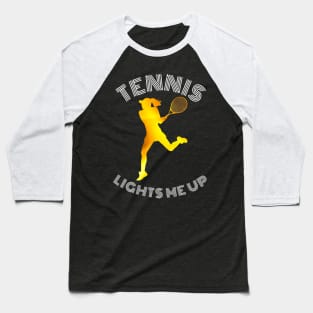 US Open Tennis Lights Me Up Baseball T-Shirt